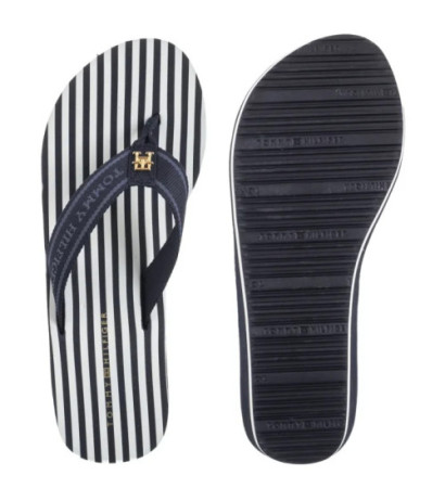 Tommy Hilfiger TH Stripes Wedge Beach Sandal Space Blue FW0FW08521 DW6 (TH1339-a) batai