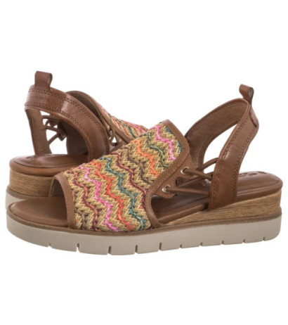 Tamaris Brązowe/Multikolor 1-28240-44 902 Multicolor (TM544-a) kurpes