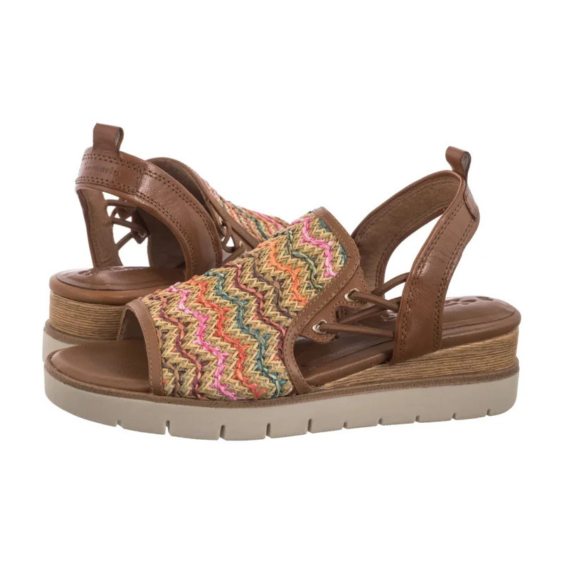 Tamaris Brązowe/Multikolor 1-28240-44 902 Multicolor (TM544-a) batai