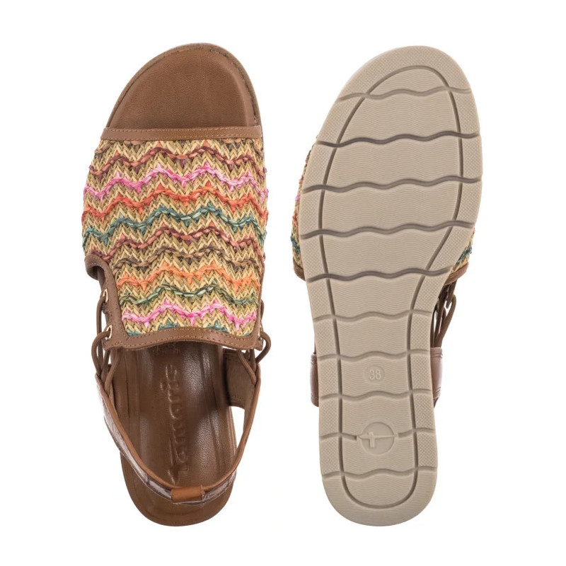 Tamaris Brązowe/Multikolor 1-28240-44 902 Multicolor (TM544-a) kurpes