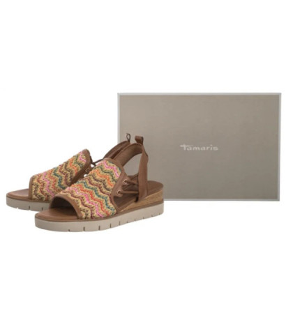 Tamaris Brązowe/Multikolor 1-28240-44 902 Multicolor (TM544-a) kurpes