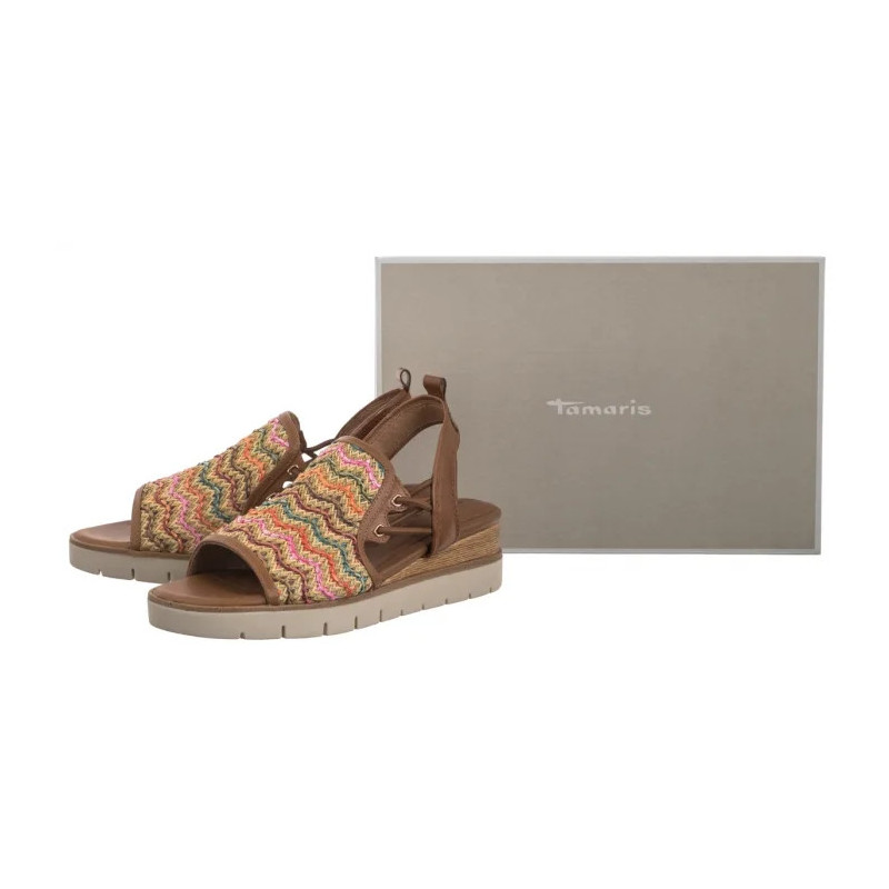 Tamaris Brązowe/Multikolor 1-28240-44 902 Multicolor (TM544-a) batai