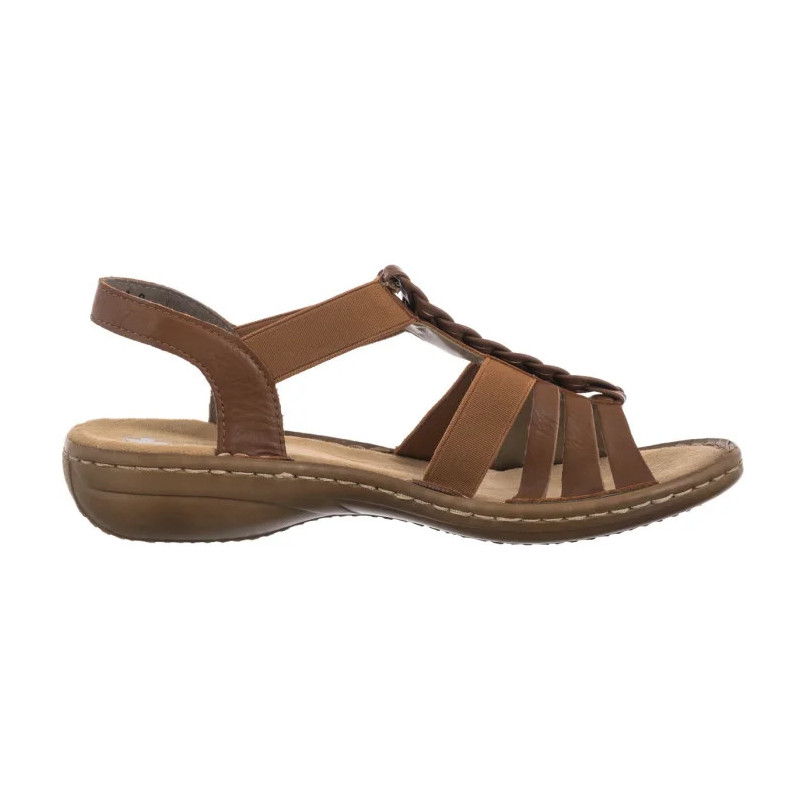 Rieker Brązowe 60809-24 Brown (RI262-a) sandaalid