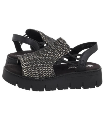 Rieker Czarne V1051-00 Black (RI265-a) shoes