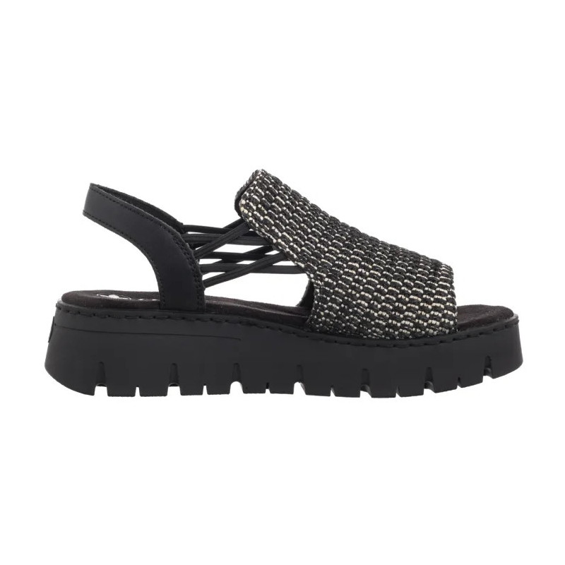 Rieker Czarne V1051-00 Black (RI265-a) bateliai