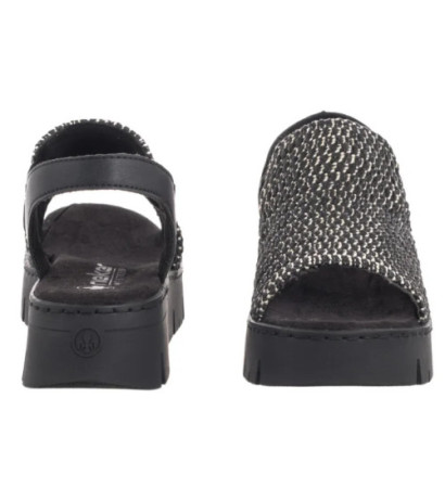 Rieker Czarne V1051-00 Black (RI265-a) kingad