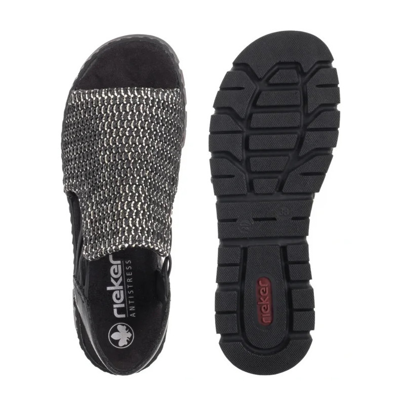 Rieker Czarne V1051-00 Black (RI265-a) bateliai