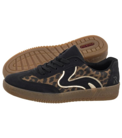 Rieker Czarne/Brązowe M5512-90 Multi (RI266-a) shoes