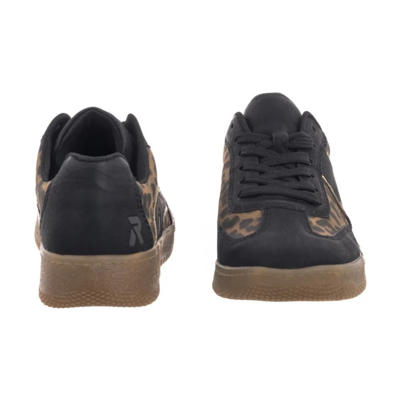 Rieker Czarne/Brązowe M5512-90 Multi (RI266-a) kurpes