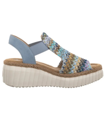Rieker Niebieskie 69172-91 Multi (RI268-a) batai