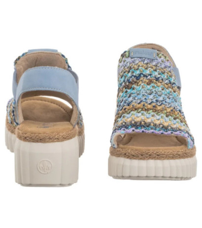 Rieker Niebieskie 69172-91 Multi (RI268-a) shoes