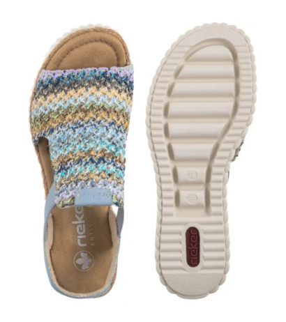 Rieker Niebieskie 69172-91 Multi (RI268-a) shoes
