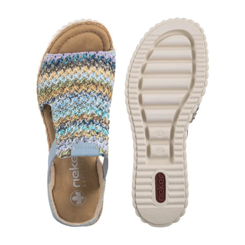 Rieker Niebieskie 69172-91 Multi (RI268-a) shoes
