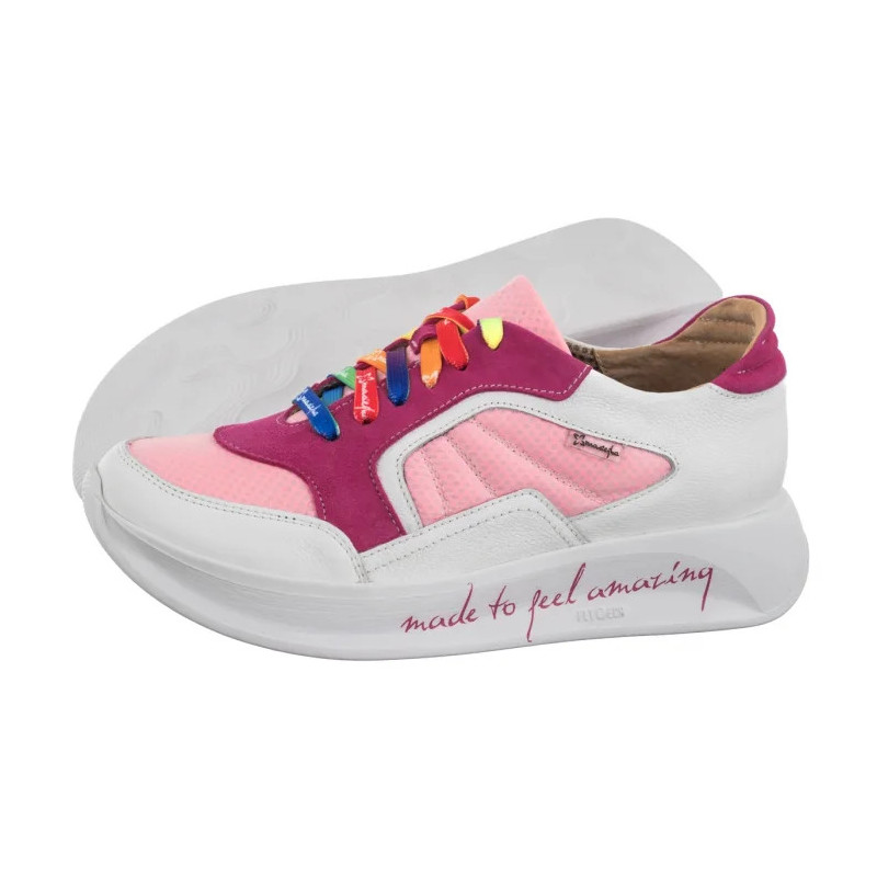 Maciejka Różowe+Białe 06873-15/00-3 (MA1341-b) kingad