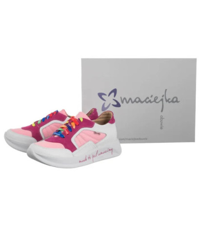 Maciejka Różowe+Białe 06873-15/00-3 (MA1341-b) shoes