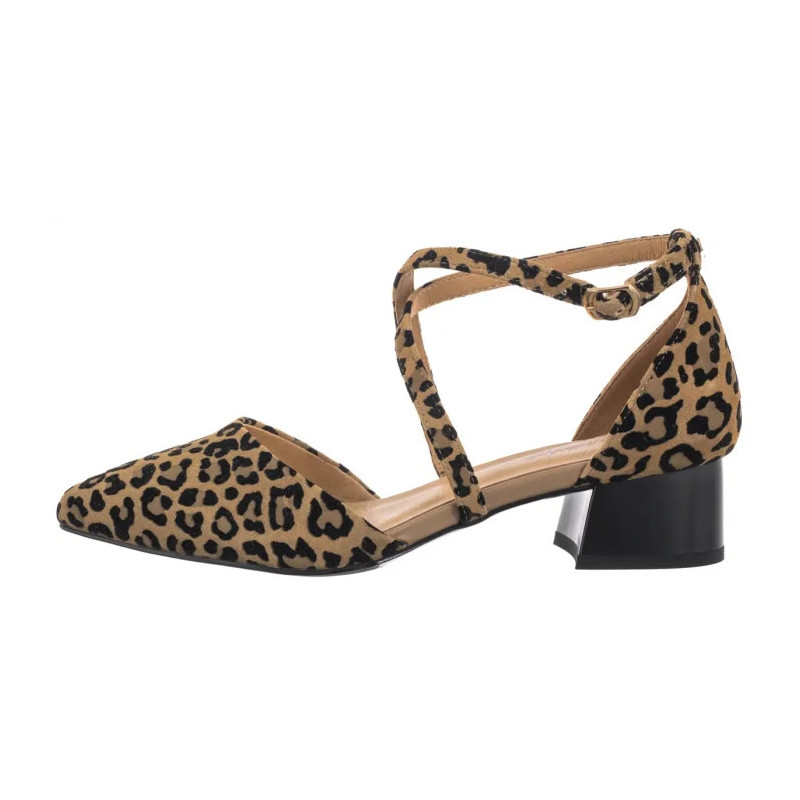 Maciejka Beżowe w Panterkę K6807-43/00-1 (MA1350-a) bateliai