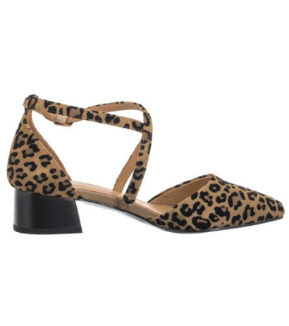 Maciejka Beżowe w Panterkę K6807-43/00-1 (MA1350-a) kurpes