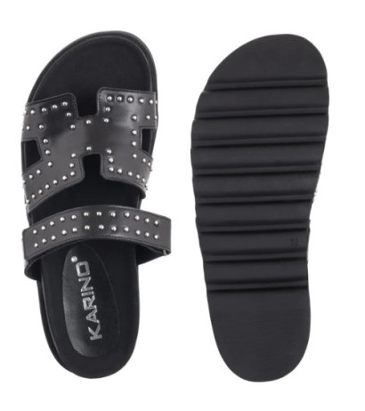 Karino Czarne 5557/076-P (KN22-a) Sieviešu apavi/Flip Flops