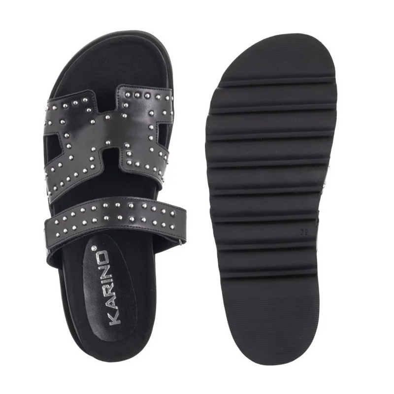 Karino Czarne 5557/076-P (KN22-a) Sieviešu apavi/Flip Flops