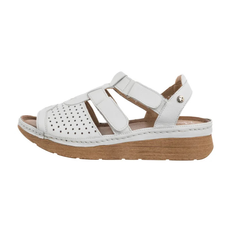 Maciejka Białe L6847-11/00-1 (MA1352-a) sandales