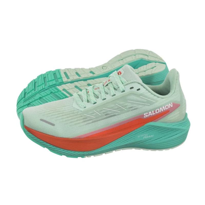 Salomon Aero Blaze 2 W Bay/Cherry Tomato/Electric Green 476840 (SO2-a) skriešanas apavi