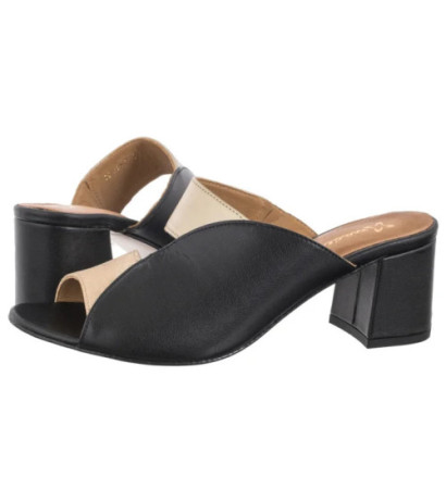 Maciejka Złote/Czarne 06943-22/00-1 (MA1353-a) shoes