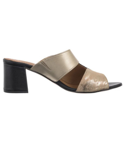 Maciejka Złote/Czarne 06943-22/00-1 (MA1353-a) shoes