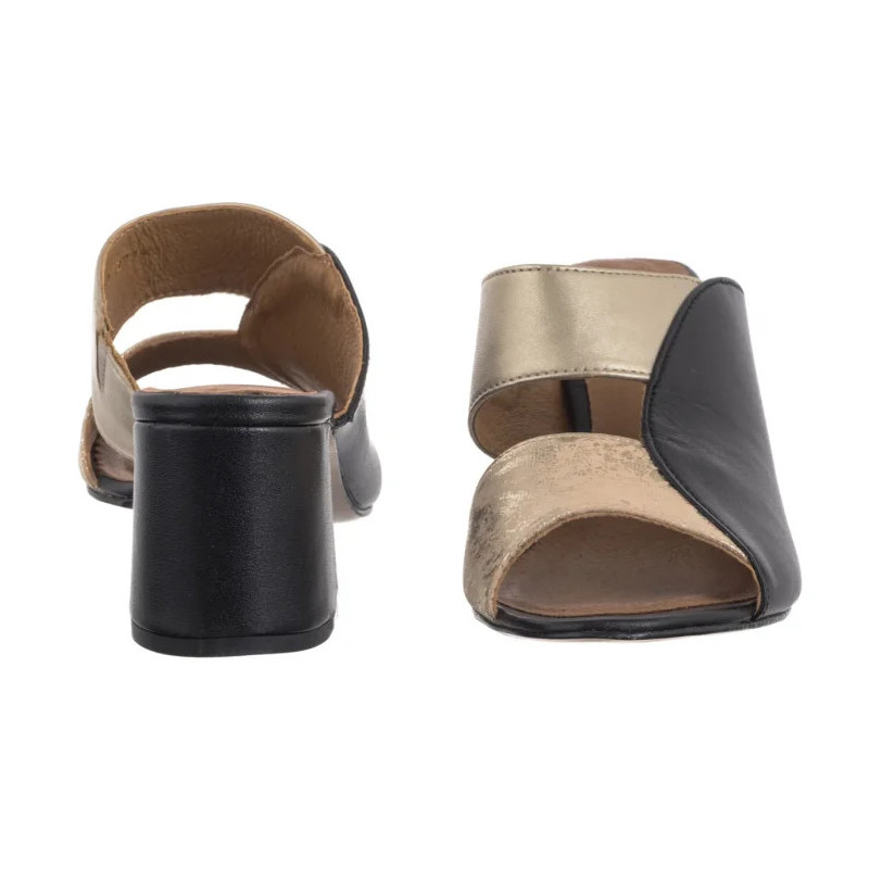 Maciejka Złote/Czarne 06943-22/00-1 (MA1353-a) kurpes