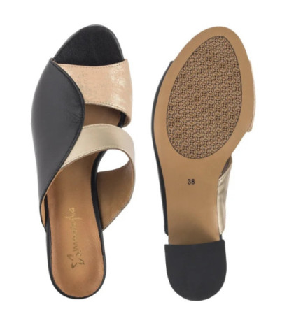 Maciejka Złote/Czarne 06943-22/00-1 (MA1353-a) bateliai