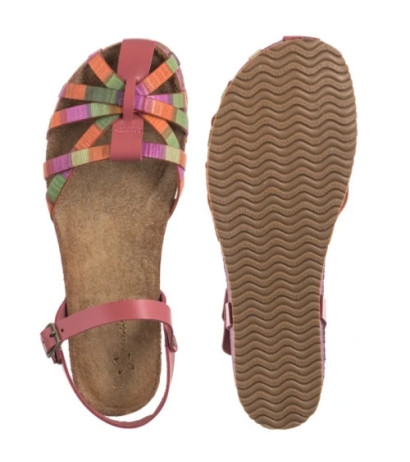 Maciejka Różowe/Multikolor 03074-39/00-0 (MA1354-a) sandales