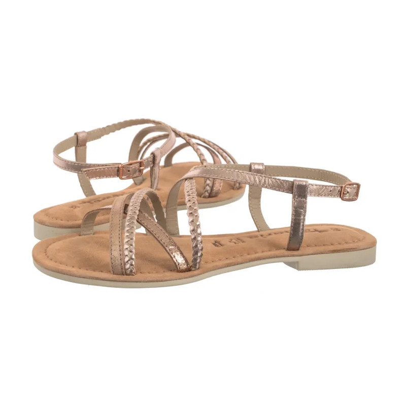 Tamaris Różowe 1-28139-44 952 Rose Metallic (TM545-b) sandals