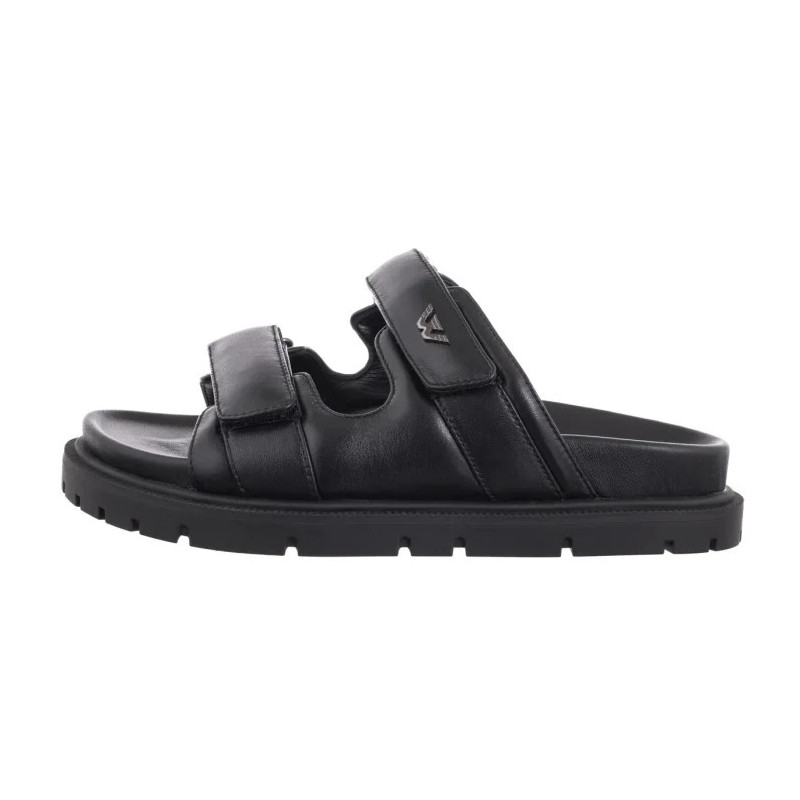 Wojas Czarne 74136-51 (WO284-a) Sieviešu apavi/Flip Flops