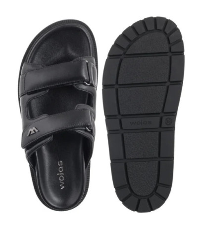 Wojas Czarne 74136-51 (WO284-a) Sieviešu apavi/Flip Flops