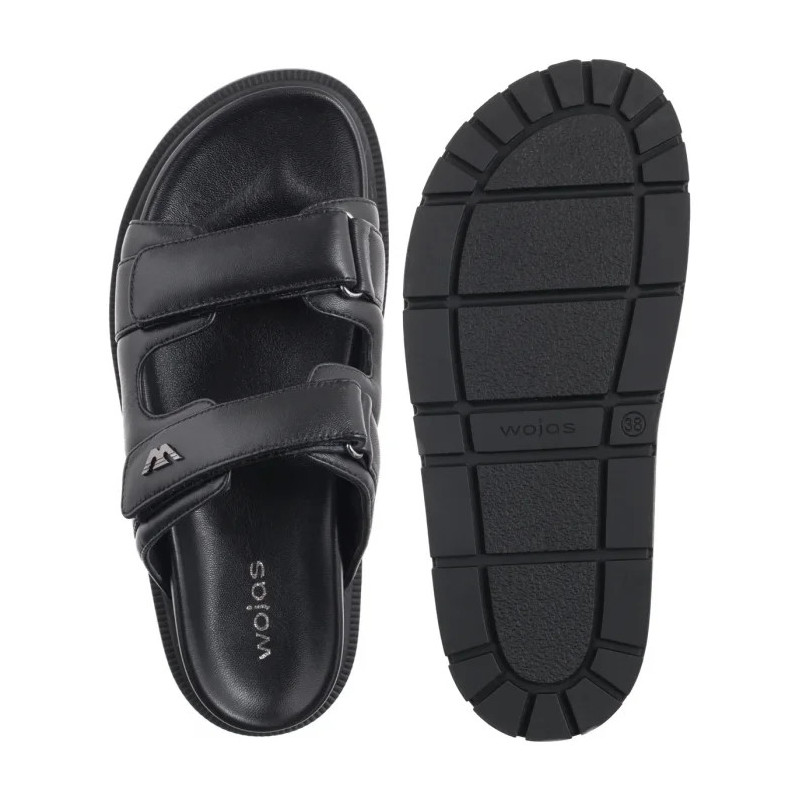 Wojas Czarne 74136-51 (WO284-a) Sieviešu apavi/Flip Flops