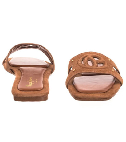 Pepe Jeans Frida Soft Tan Brown PLS90697 869 (PE44-a) Women's Shoes/Flip Flops
