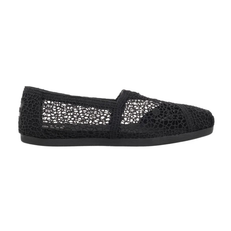 Toms Alpargata Black Moroccan Crochet 10016254 (TS47-a) apavi