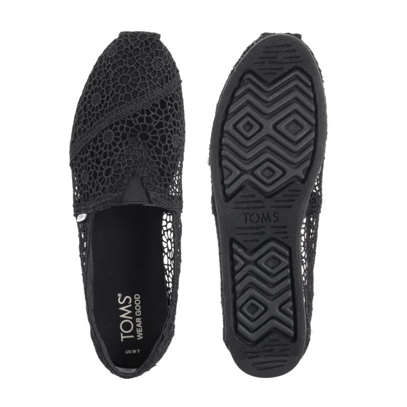 Toms Alpargata Black Moroccan Crochet 10016254 (TS47-a) kingad