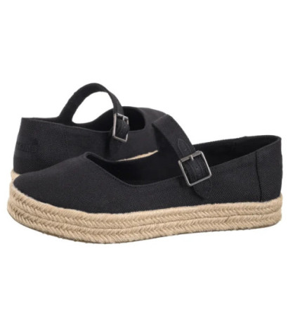 Toms Carolina Mary Jane Black Heavy Canvas 10021878 (TS51-a) batai