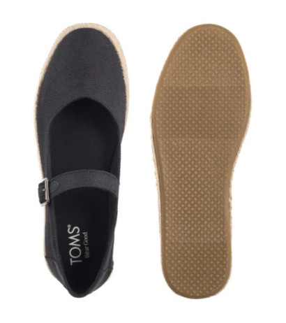 Toms Carolina Mary Jane Black Heavy Canvas 10021878 (TS51-a) batai