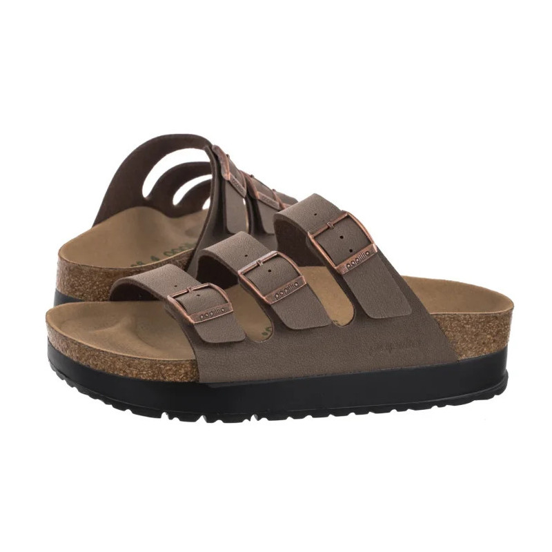 Papillio Florida III Pap Flex Platform Vegan Mocca 1029741 (PP20-b) Moteriški batai/šlepetės