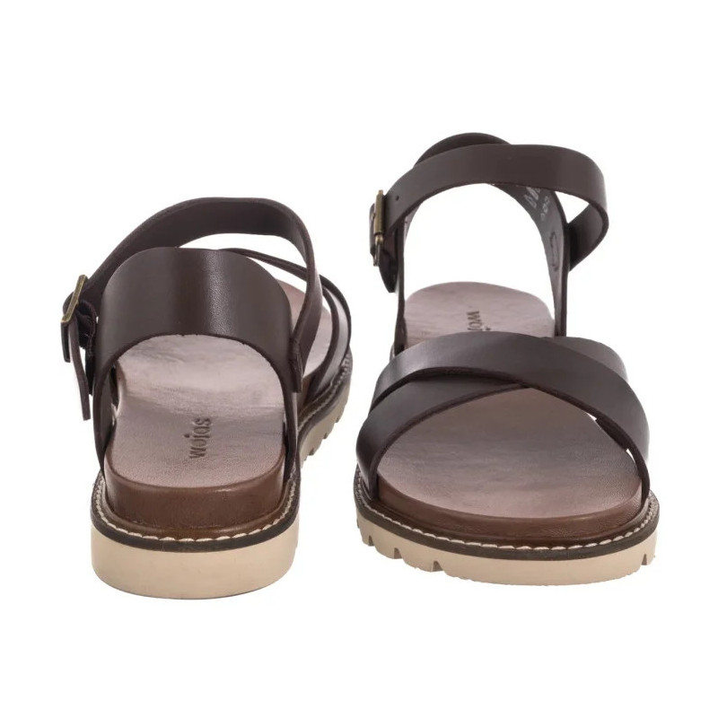 Wojas Brązowe 76196-52 (WO283-b) sandals