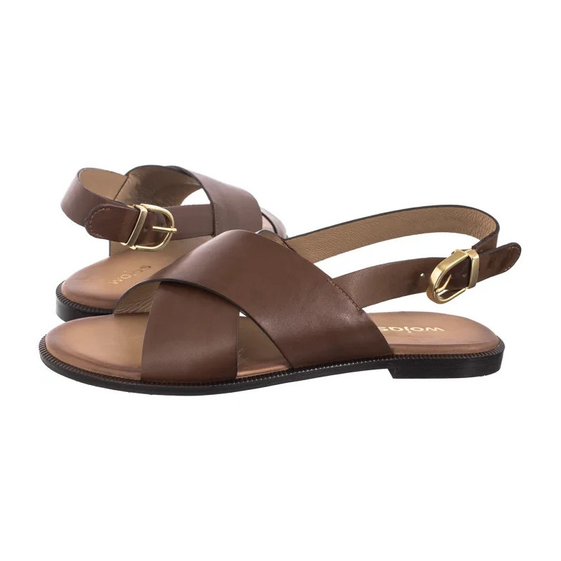 Wojas Brązowe 76071-52 (WO291-b) sandals