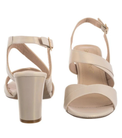 Sergio Leone Beżowe SK 866 (SL571-a) kurpes