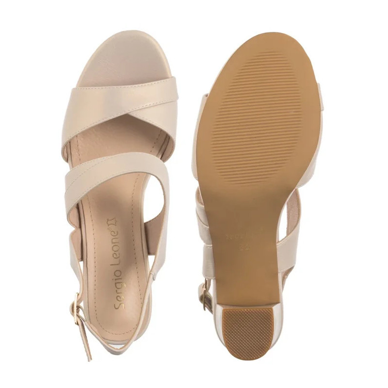 Sergio Leone Beżowe SK 866 (SL571-a) bateliai