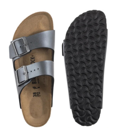 Birkenstock Arizona BS Metallic Black 1029224 (BK309-a) Moteriški batai/šlepetės