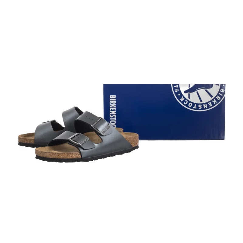 Birkenstock Arizona BS Metallic Black 1029224 (BK309-a) Moteriški batai/šlepetės