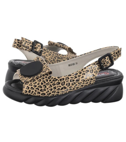 Artiker Beżowe w Panterkę 56C2186 (AR165-a) batai