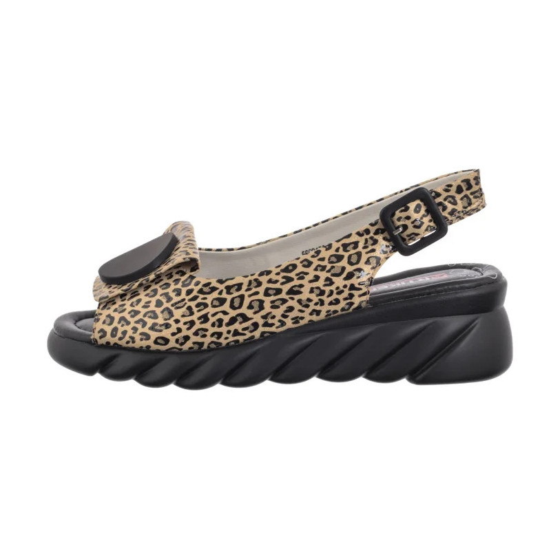 Artiker Beżowe w Panterkę 56C2186 (AR165-a) shoes