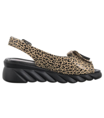 Artiker Beżowe w Panterkę 56C2186 (AR165-a) kurpes