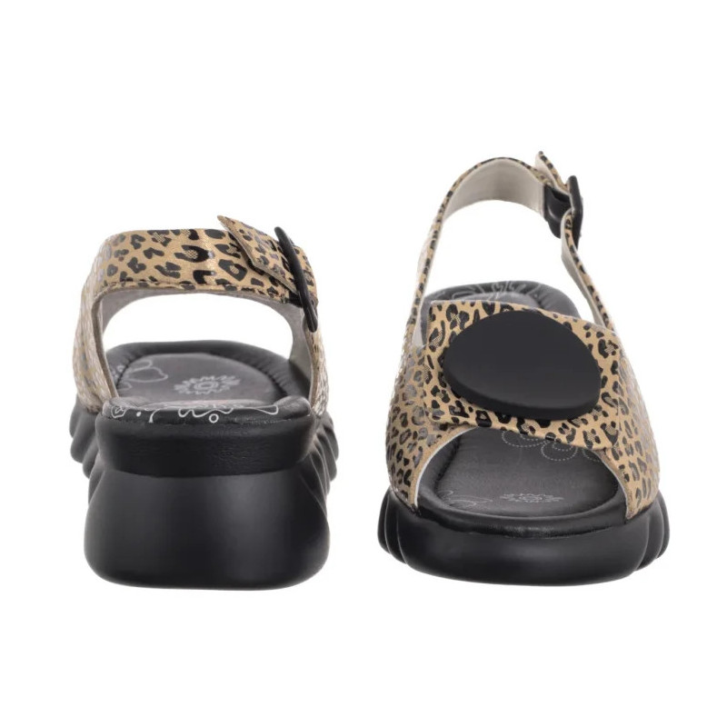 Artiker Beżowe w Panterkę 56C2186 (AR165-a) kurpes